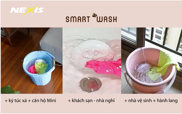 Máy giặt thông minh mini Smart Wash Nexis