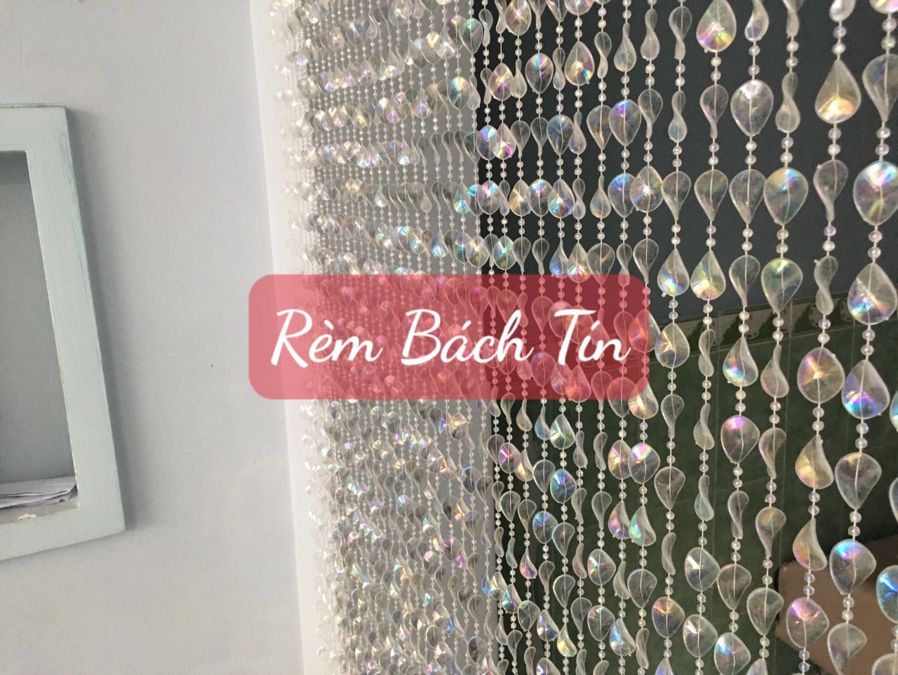 rèm cửa hạt nhựa giả pha lê cao cấp