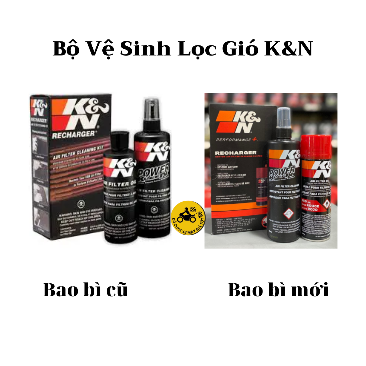 [HCM]BỘ SẢN PHẨM VỆ SINH LỌC GIÓ K&N MỸ