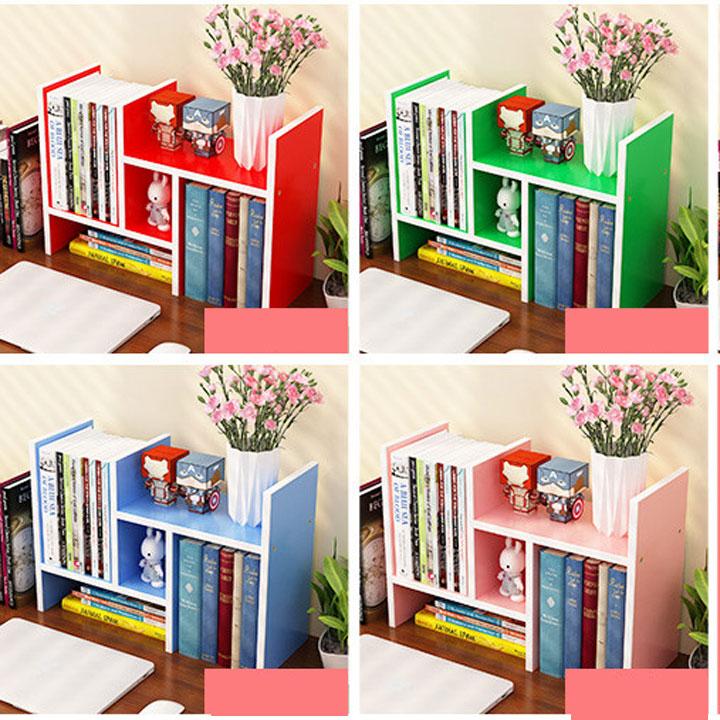 Giá sách kệ gỗ để bàn tiện ích