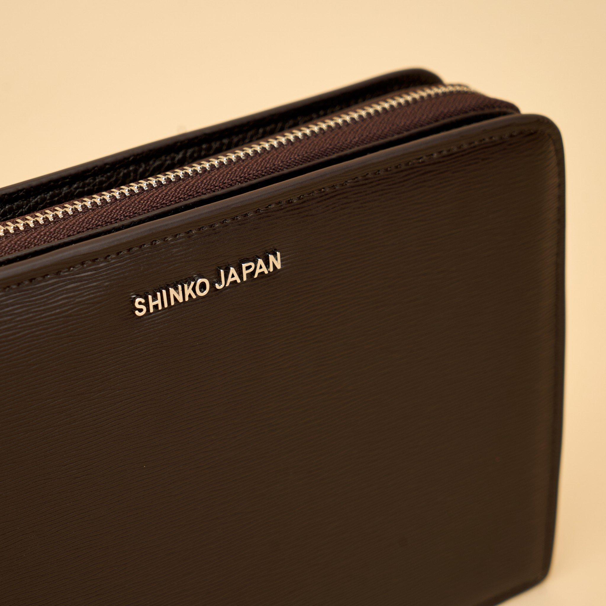 SHINKO DA BÒ CLUTCH CẦM TAY NAM
