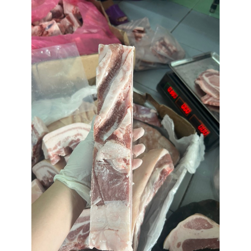 Thịt BA RỌI RÚT SƯỜN 700g (giao tphcm)