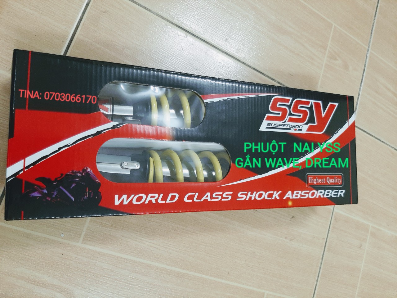 [HCM]CẶP PHUỘT  YSS GẮN XE  WAVE DREAM  VÀ CÁC DÒNG XE KHÁC