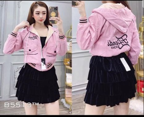 Áo khoác dù 2 lớp - mịn mát - sp y hình