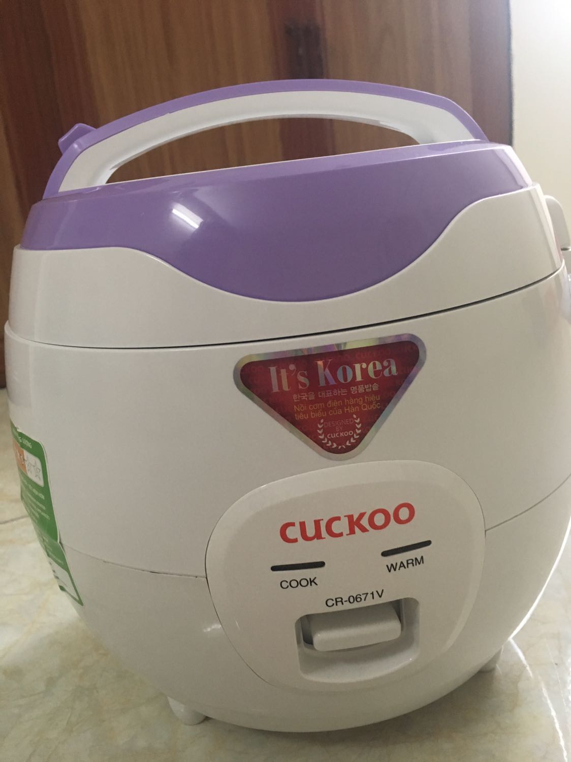 Nồi Cơm Điện Cuckoo CR-0671V (1L)