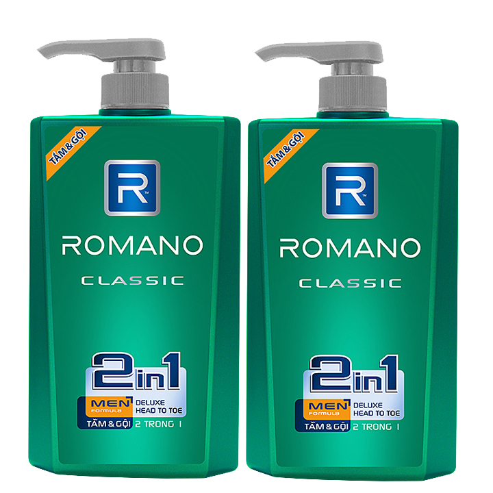 Tắm Gội 2 Trong 1 Romano Classic 650g
