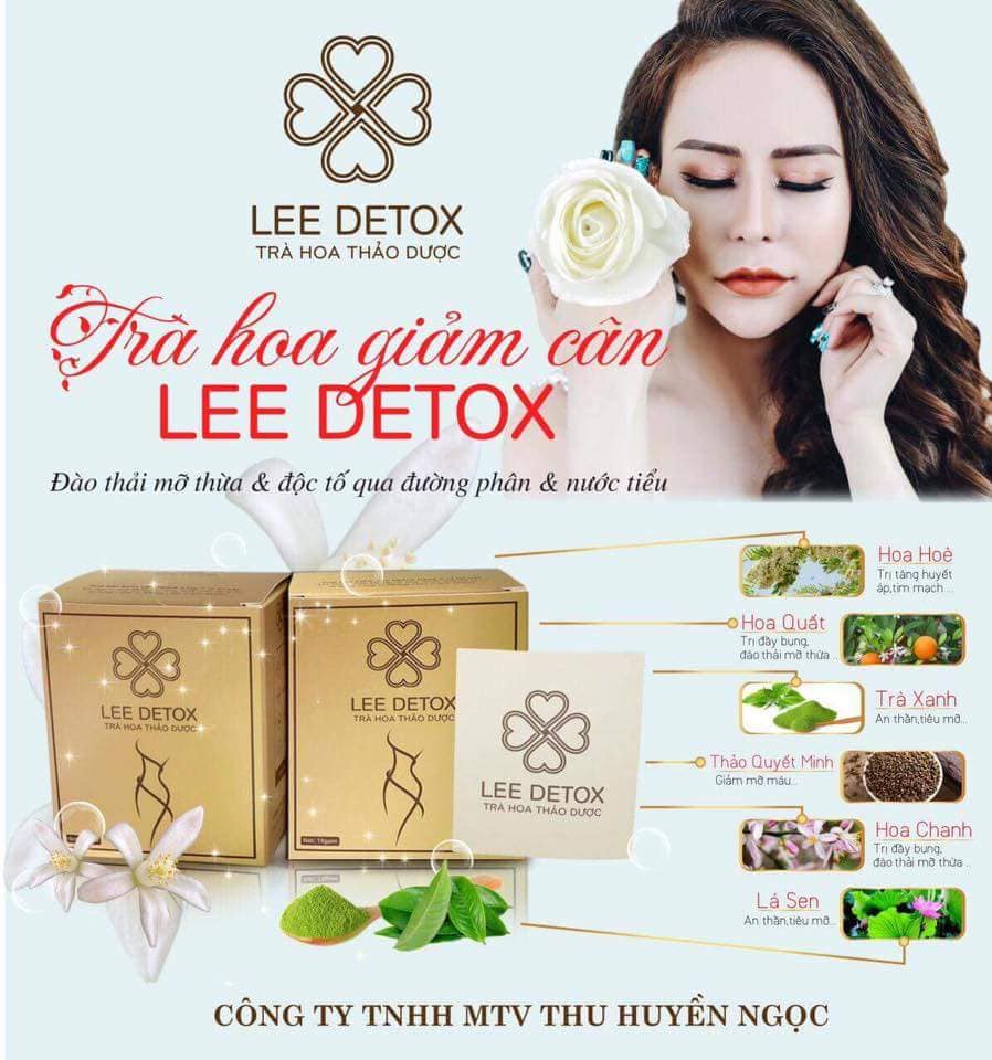 Trà Hoa Giảm Cân Lee Detox (30v)