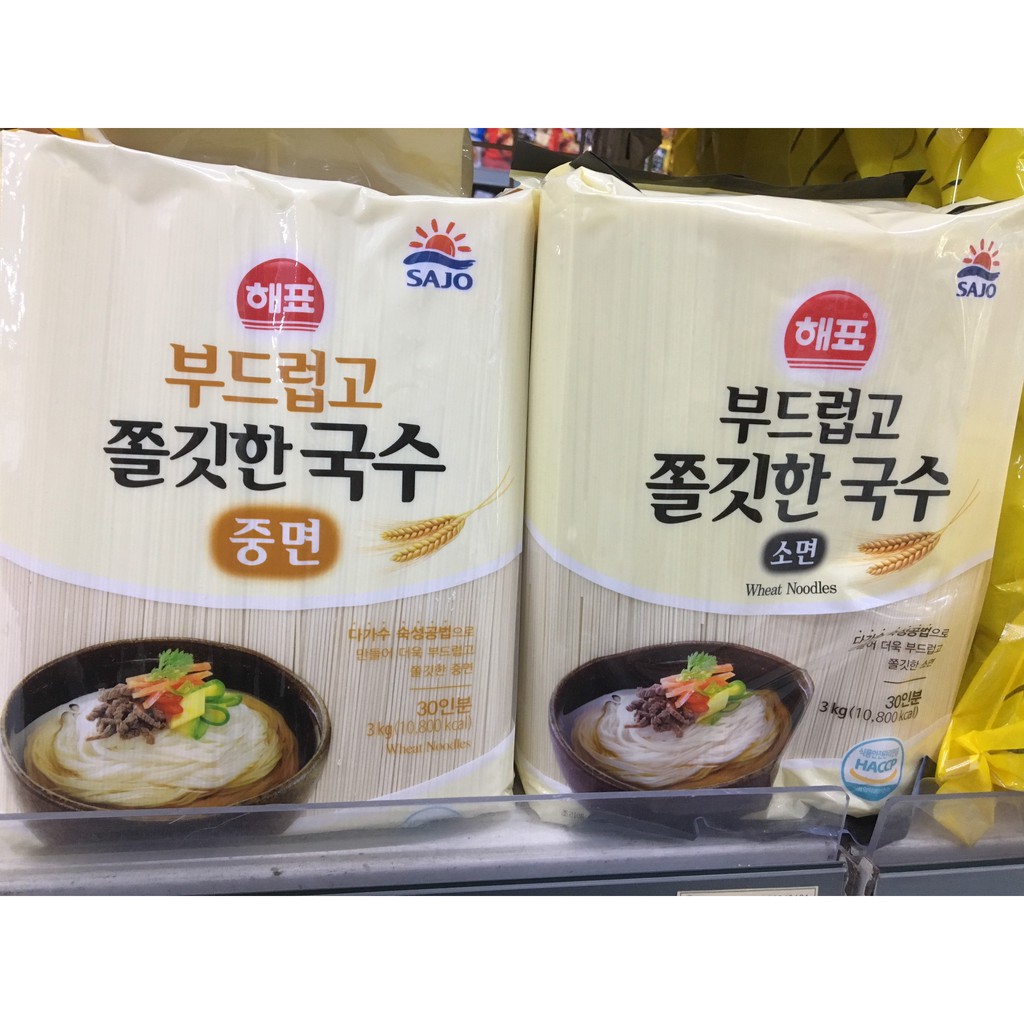 Mì lúa mạch hàn quốc sợi dai sajo 3kg