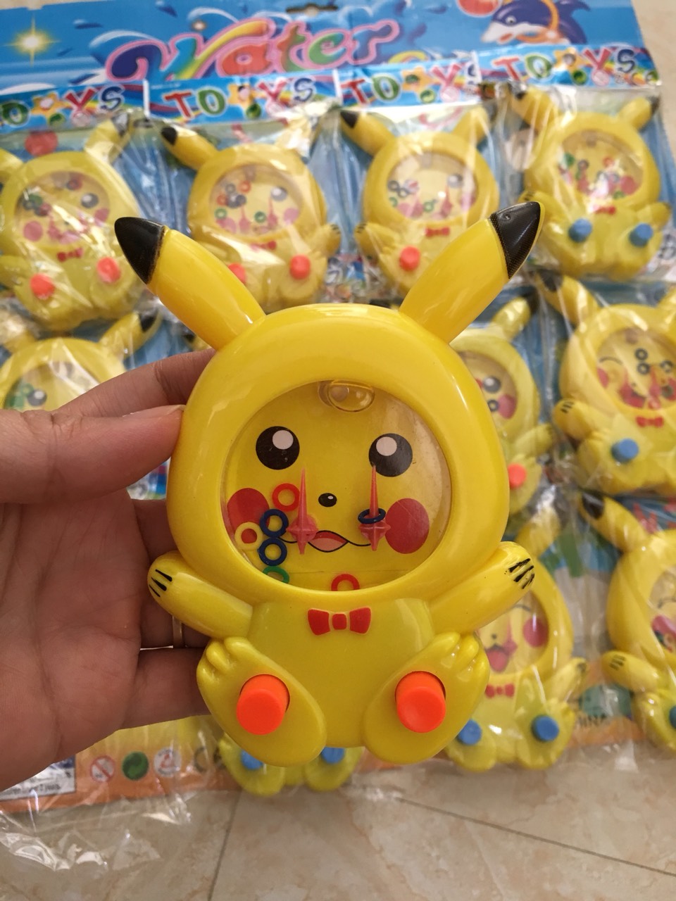 Máy chơi game bắn vòng hình Pikachu