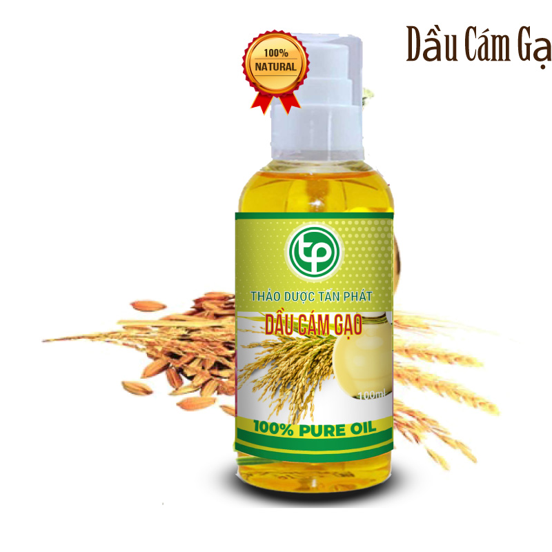 Dầu cám gạo nguyên chất 100ml - Thảo Dược Tấn Phát