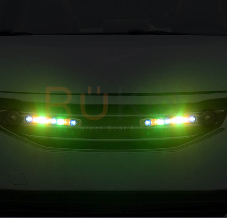 🚗  Đèn led trang trí ô tô, xe máy chạy bằng sức gió