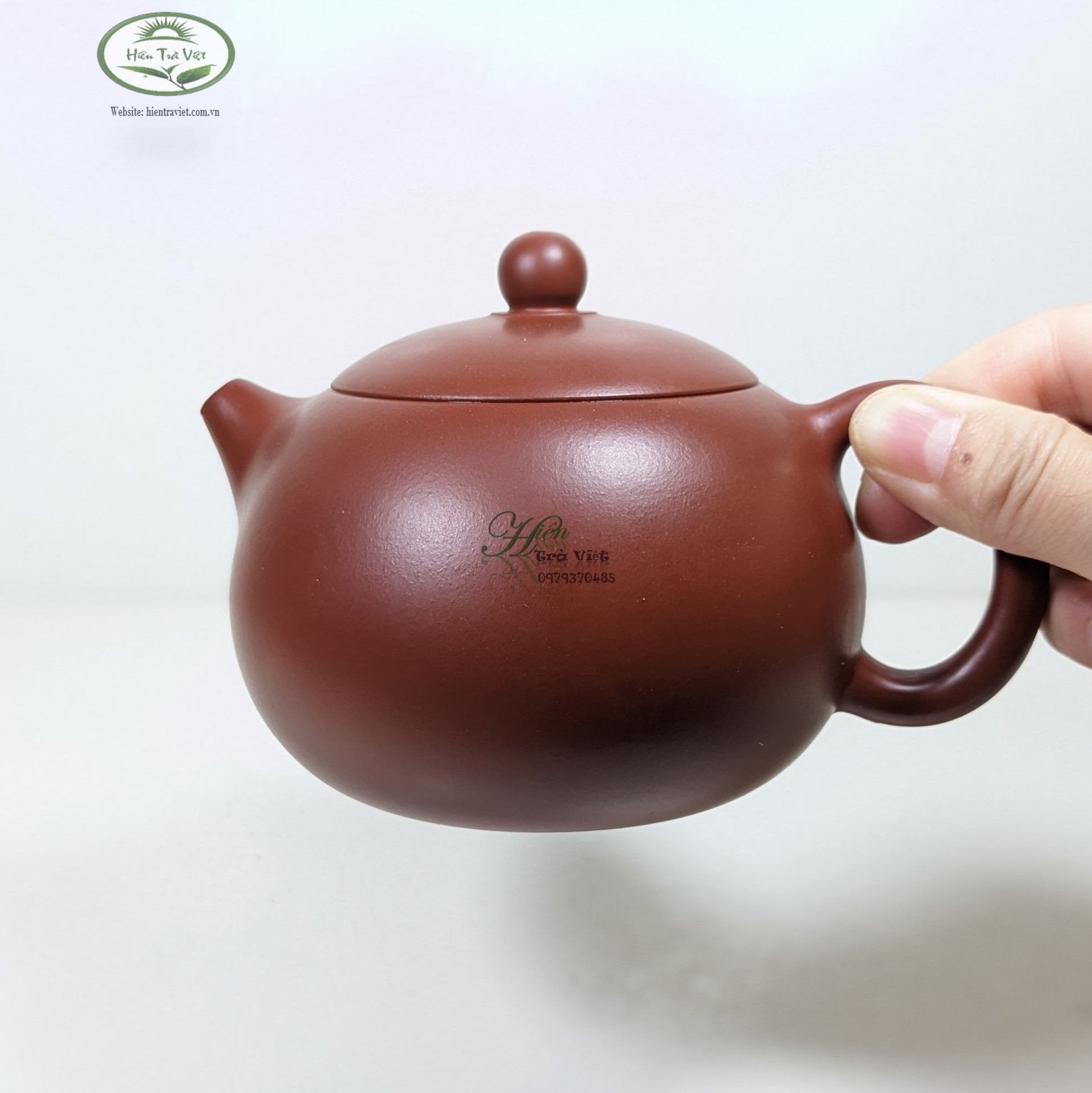 MS 163 Ấm tử sa Nghi Hưng tây thi 350ml (khoáng đại hồng bào)