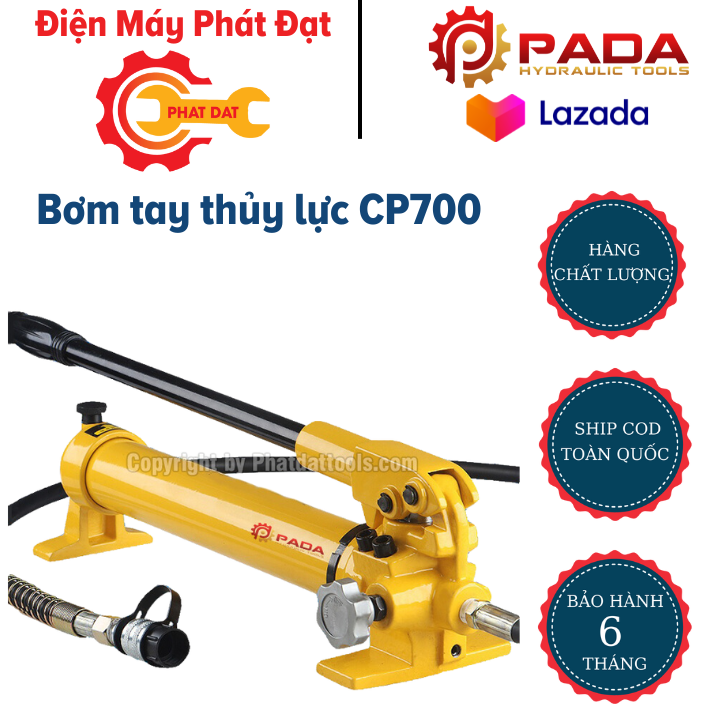 (HÀNG SIÊU ĐẸP) Bơm tay thủy lực CP700 - Bảo hành 6 tháng