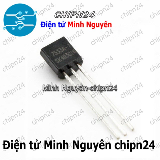 [4 con] (DIP) IC HT7533 TO-92 (7533A-1 7533 3.3V 100mA) - HH003664