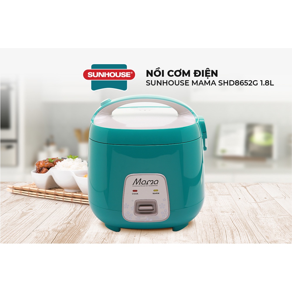 Nồi cơm điện 1.8L SUNHOUSE MAMA SHD8652G