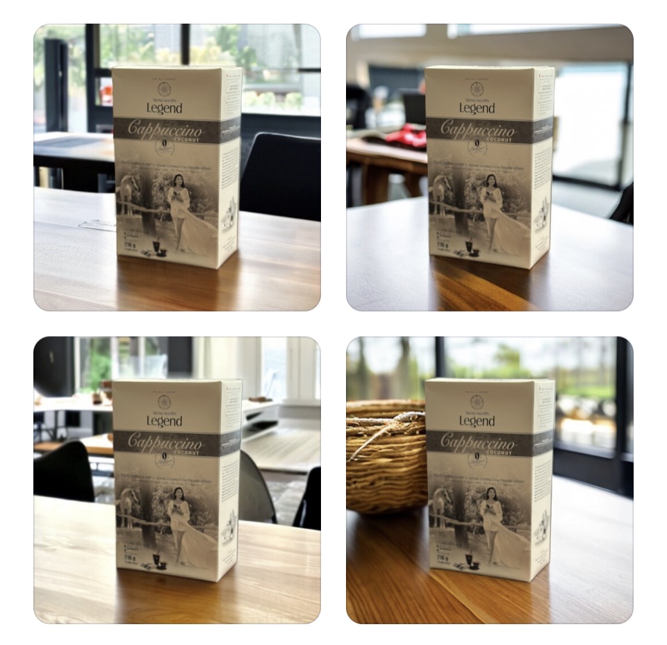 (MỚI) Cà phê Cappuccino Coconut ( vị Dừa) Trung Nguyên( Hộp 12 gói)
