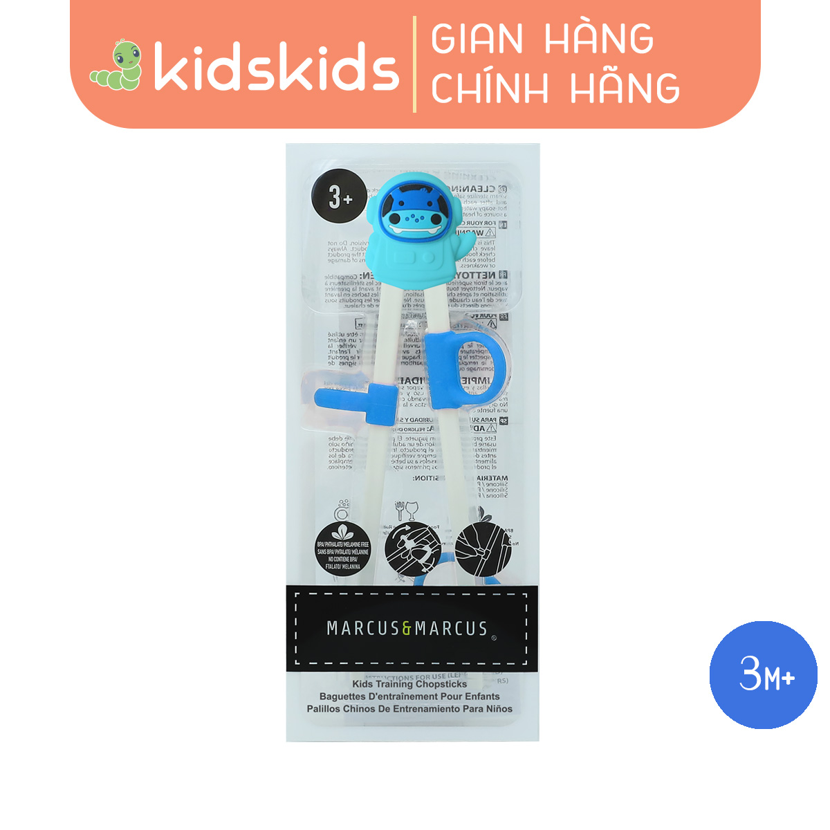 Đũa tập ăn phi hành gia cho bé Marcus & Marcus, từ 3 tuổi – Lucas