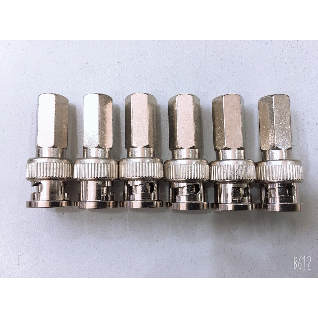 Jack BNC đúc chân vuông hộp 10 cái