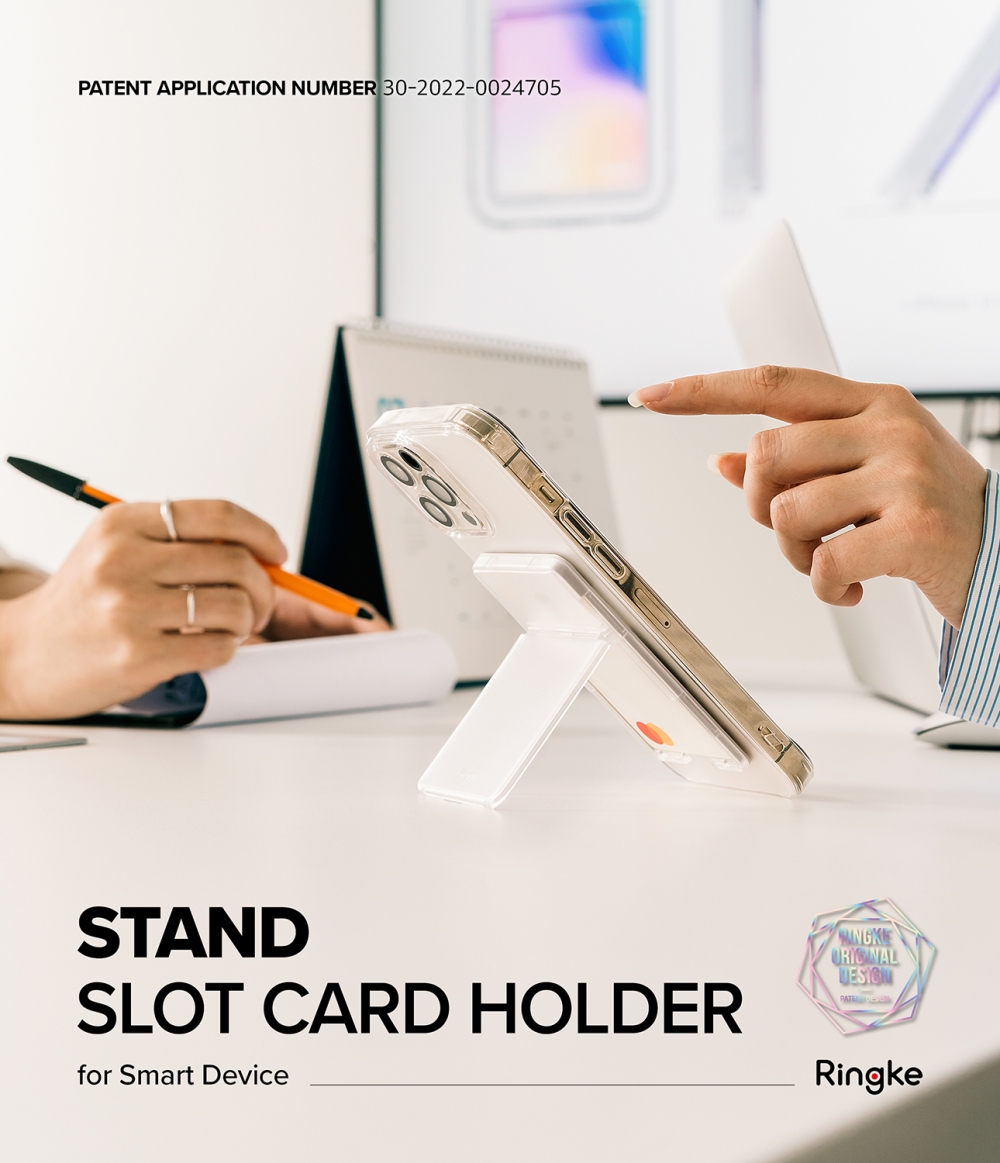 [Giá đỡ kiêm đựng thẻ] Stand Slot Card Holder - Ringke Hàn Quốc