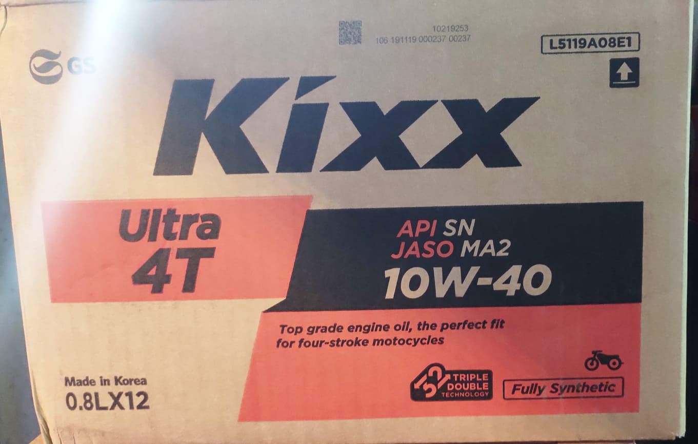 NHỚT KIXX XE MÁY SỐ 10W40 - 800ML