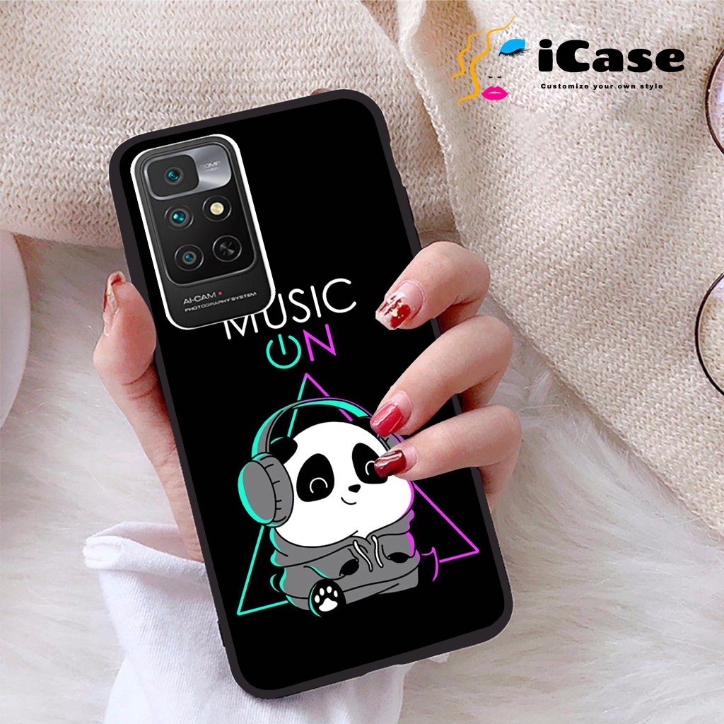 Ốp lưng Xiaomi Redmi Note 11 4G viền dẻo TPU BST Panda