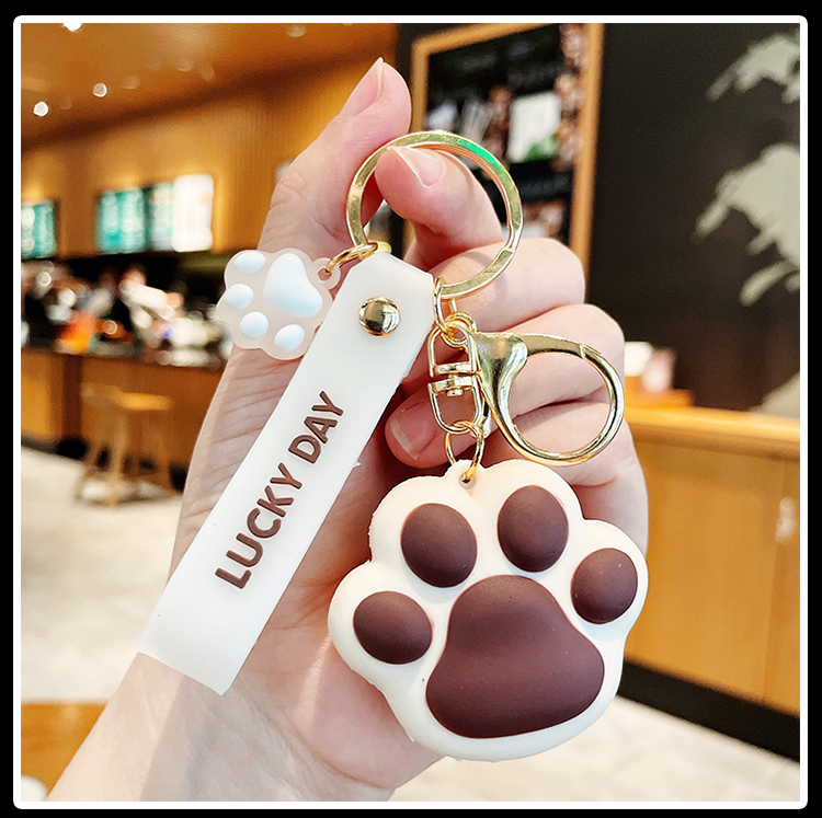 Móc khóa tay mèo siêu dễ thương