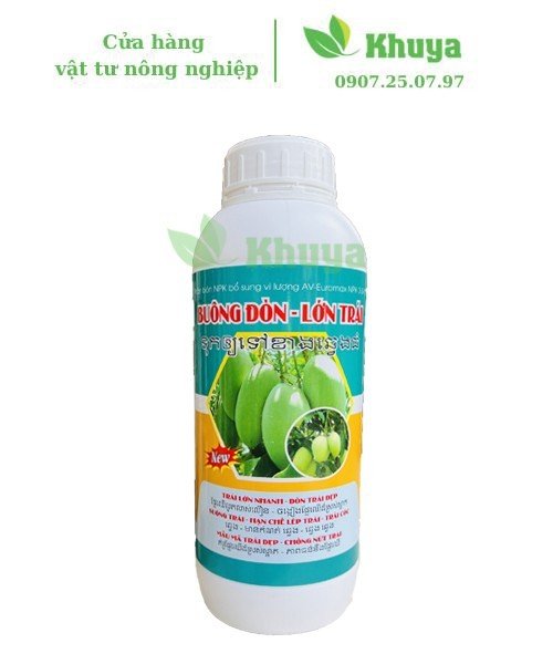 Phân bón npk av - euromax buông đòn - lớn trái 1 lít suông trái - lớn nhanh