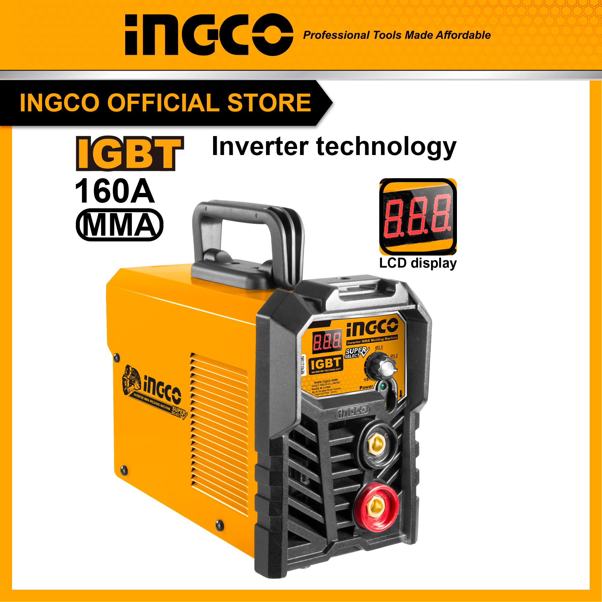Ingco ing-mma1602 máy hàn điện tử 160a
