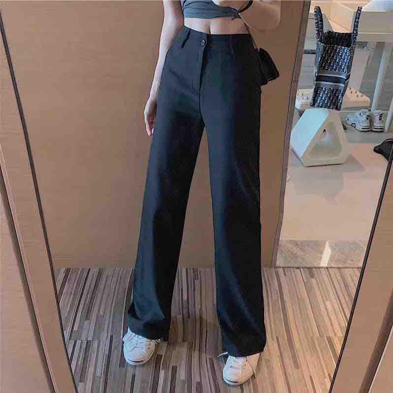 QUẦN CULOTTES ĐEN NÚT