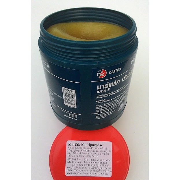 [HCM][MỠ BÒ VÀNG CALTEX NHẬP KHẨU THÁI LAN] Caltex Marfak® Multipurpose 3 500g