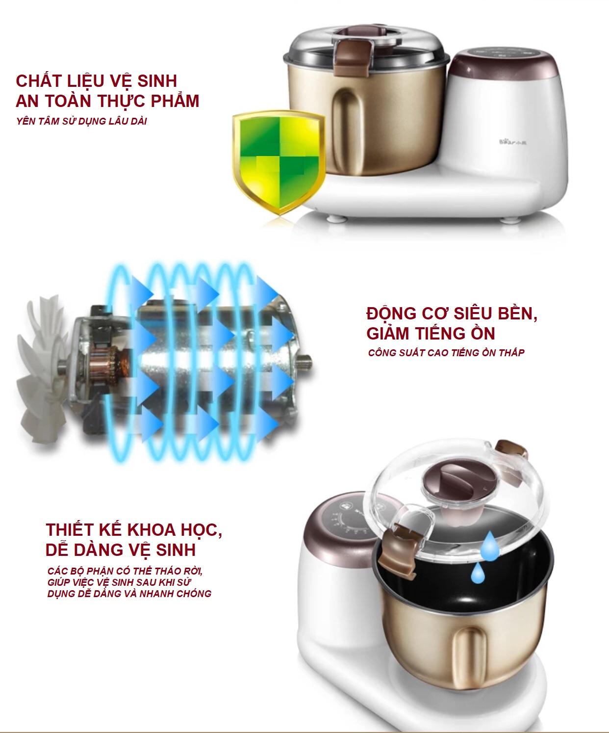 Máy Trộn Bột & Ủ Bột Bear HMJ-A35A1