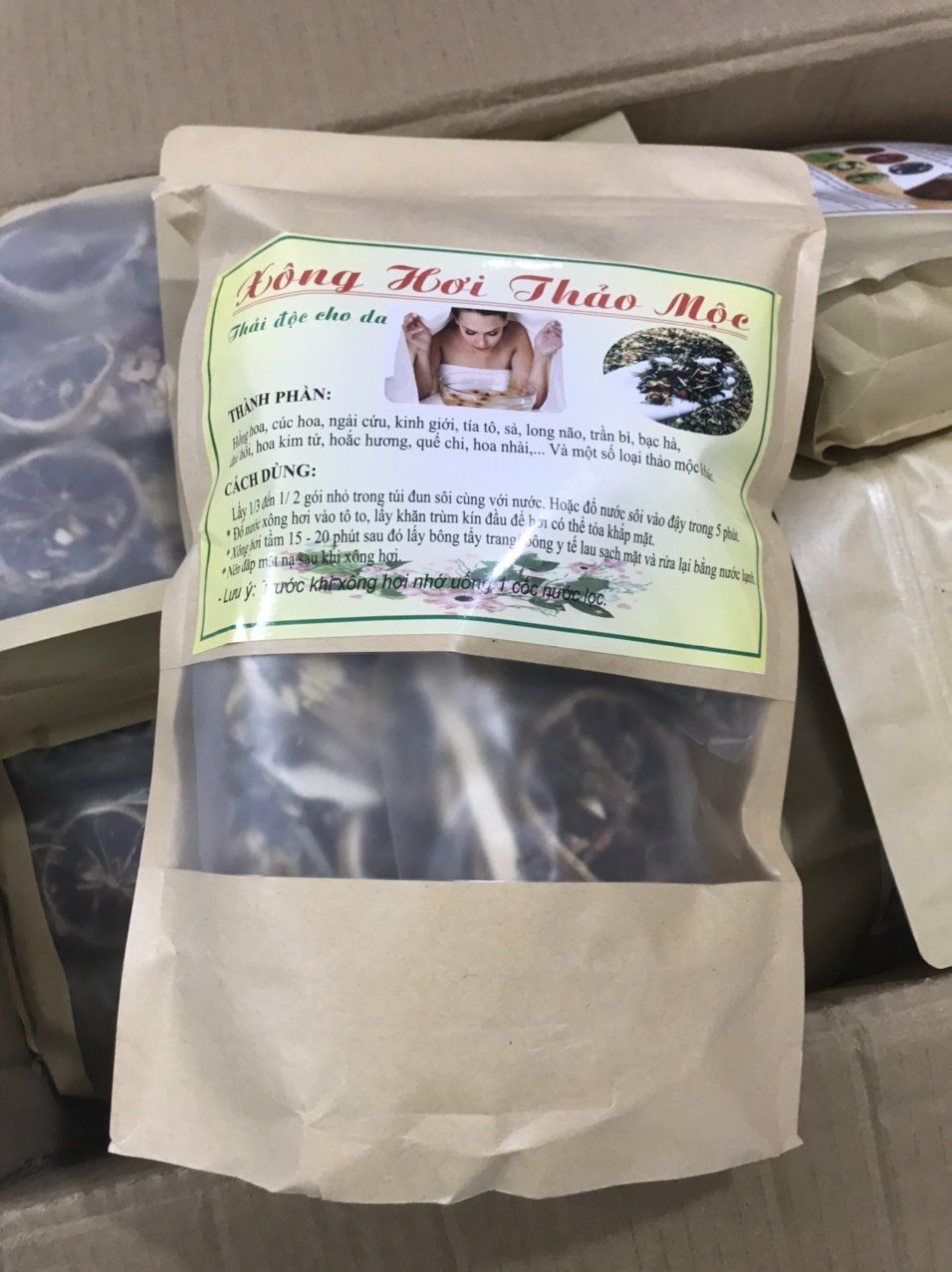 [HCM]Thảo mộc xông mặt sau sinh Handmade (12 lần xong)