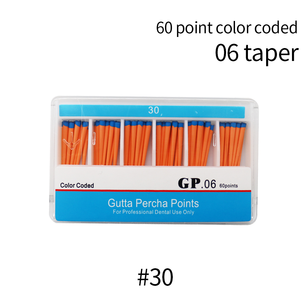 1box Absorbent 60 /120Points Gutta Percha point Zinc Oxide Gapadent