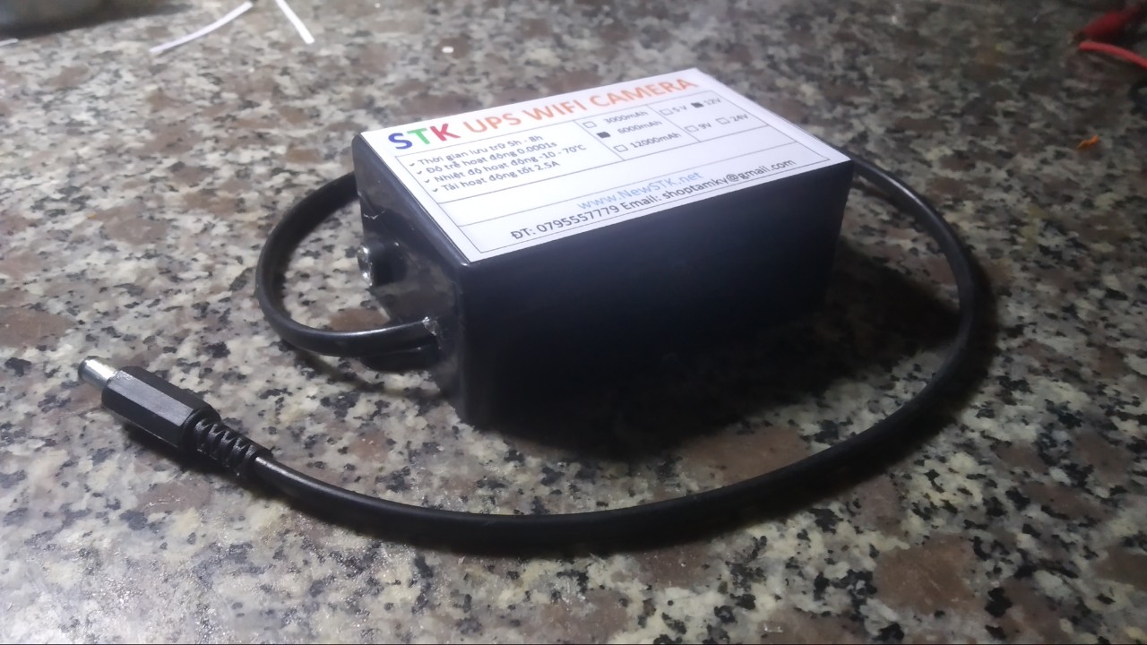 UPS Wifi, UPS Camera, UPS 12V - STK