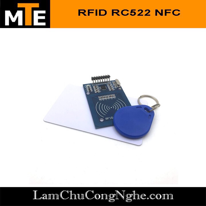 Mạch cảm biến RFID RC522 NFC 13.56Mhz - Module arduino