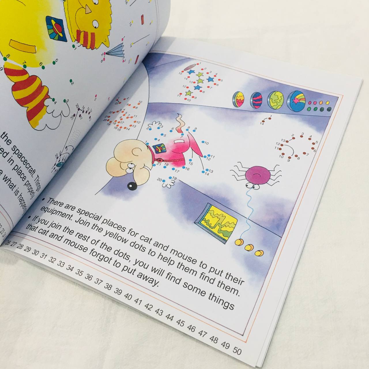 Sách Usborne books | Dot-To-Dot In Space