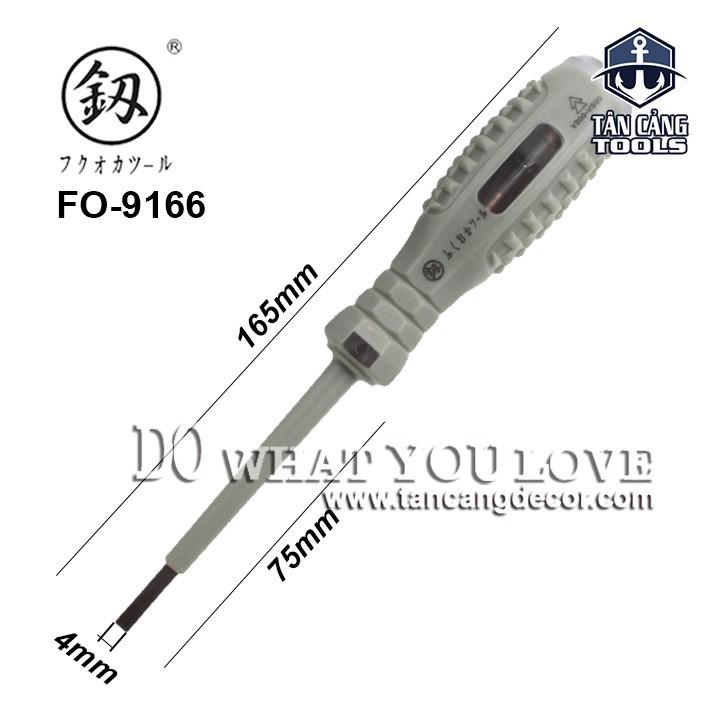 Bút Thử Điện Đầu 4 Cạnh Fukuoka Chống Va Đập F0 - 9167