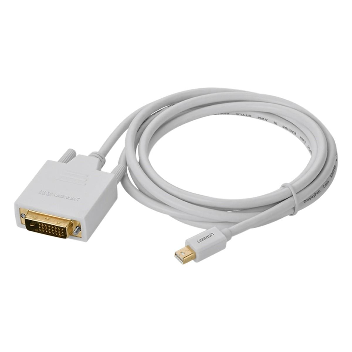 Cáp chuyển Mini Displayport to DVI 2M (24+1) Ugreen 10405