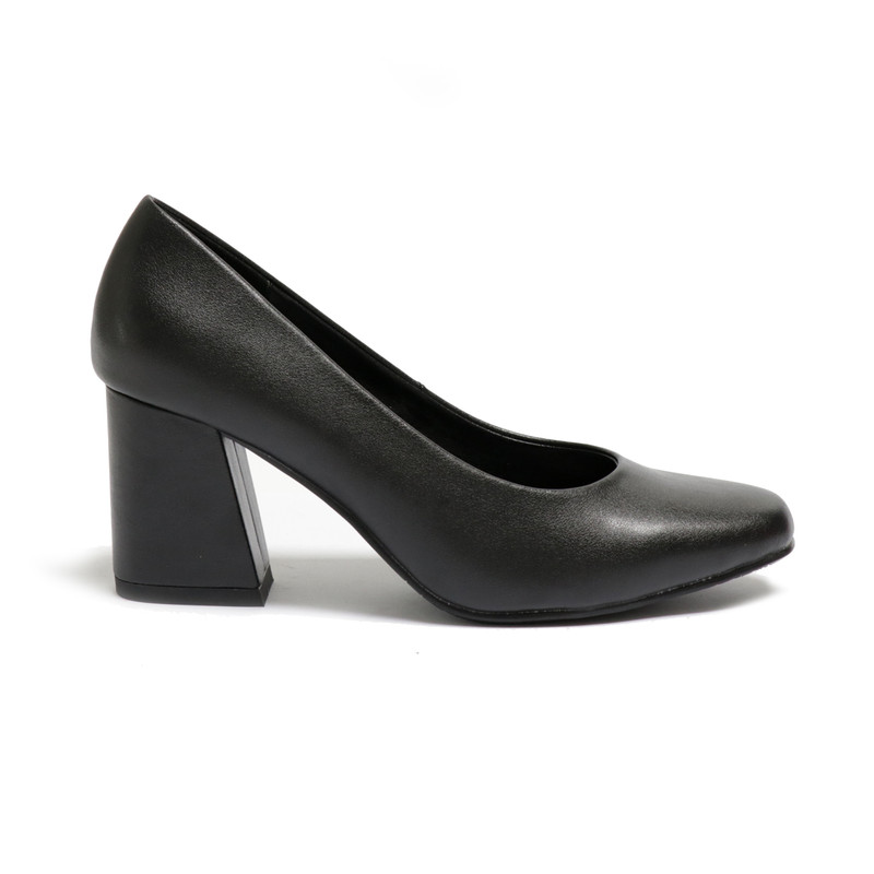 Giày Cao Gót Đế Trụ 7cm Bata 711-6105 Đen