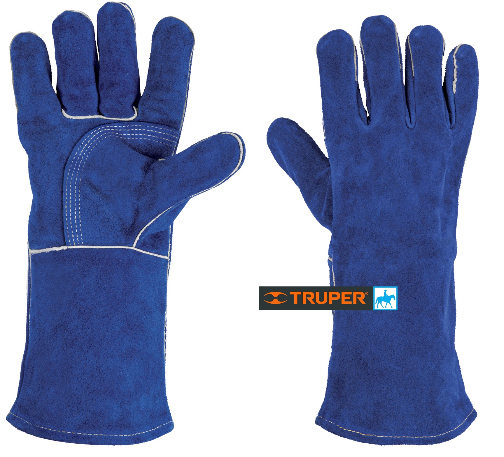 Găng tay bảo hộ Găng tay da cho thợ hàn chống cháy Chịu nhiệt độ cao Dài 35cm Truper GU-515 15246