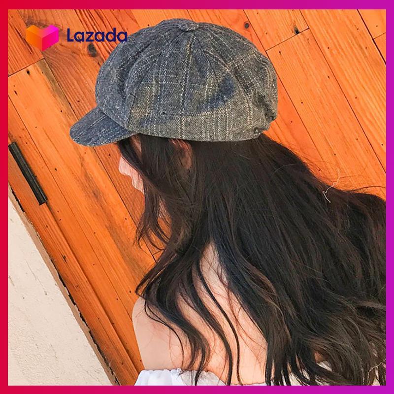 [HCM]Mũ nồi Beret Kẻ sọc CAO CẤP - Nón nữ style Vintage Kiểu bí ngô siêu xinh - KAShop