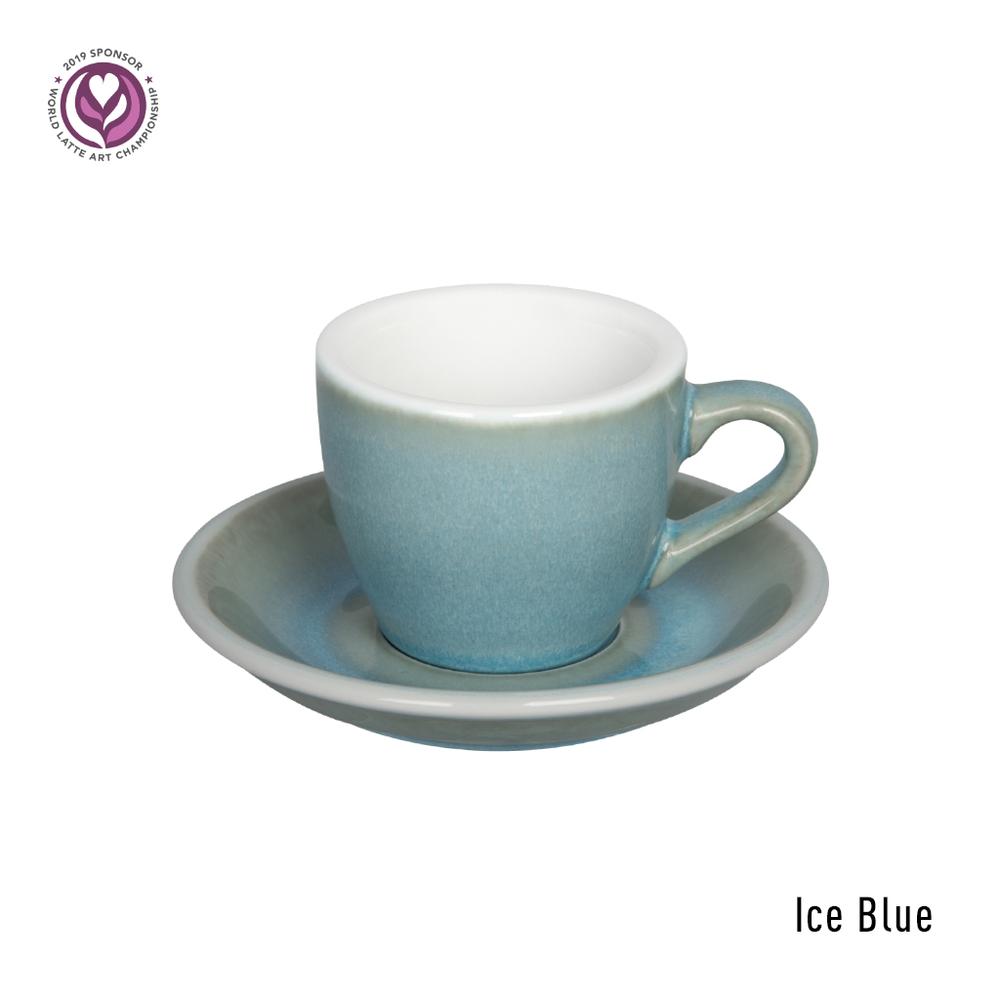 Ly Cà Phê Egg 80ml Espresso Cup & Saucer (Màu Potters) - Loveramics