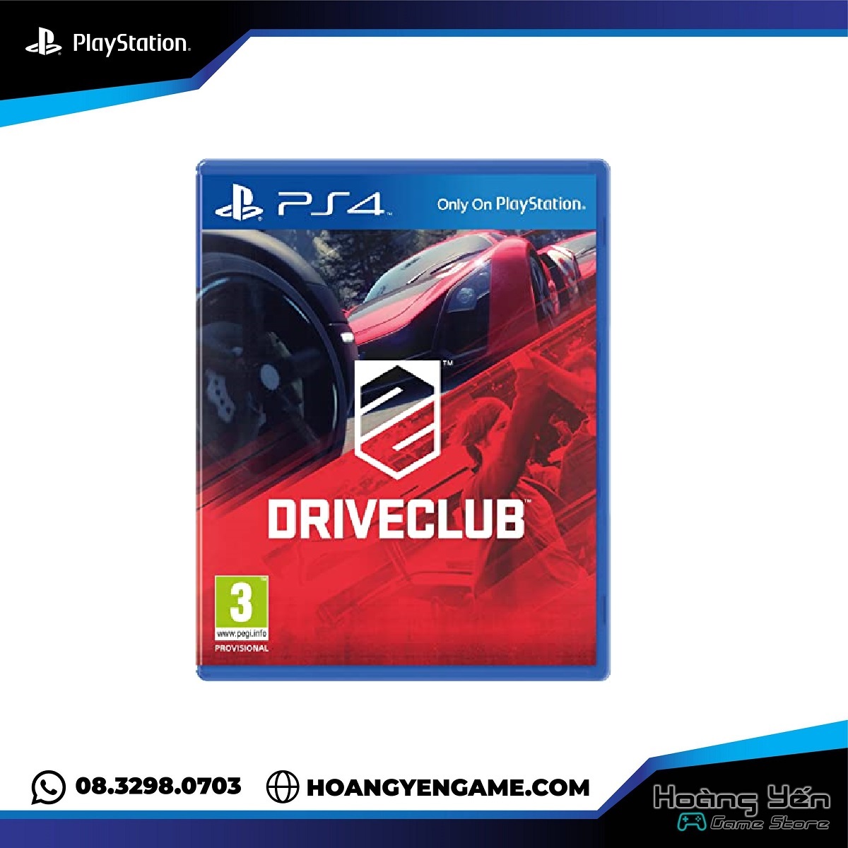 Đĩa game driveclub ps4