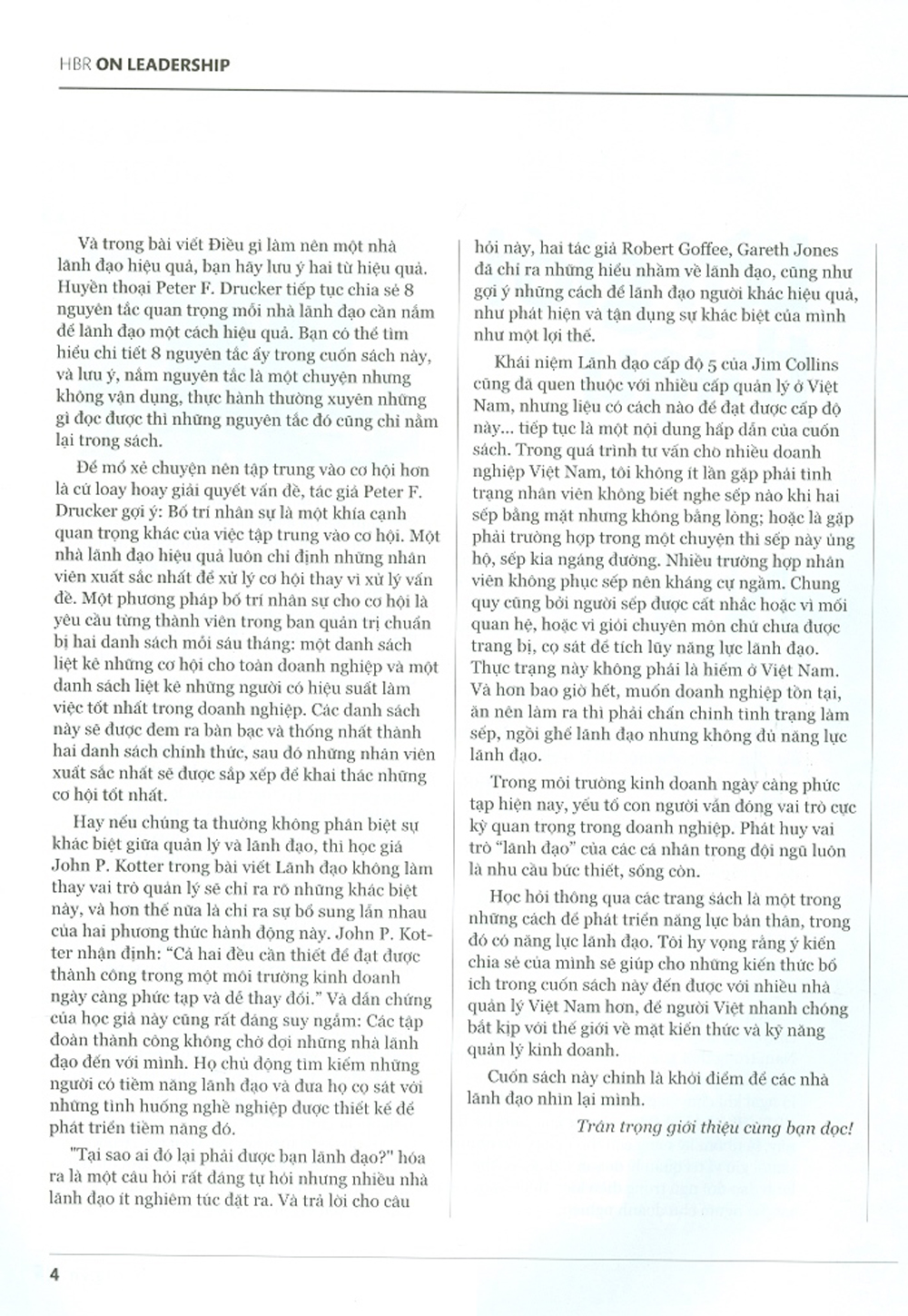 Harvard Business Review On Leadership - Lãnh Đạo
