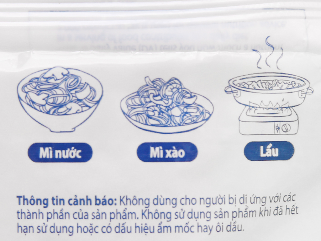 Combo 5 gói Mì Không Gói Gia Vị Ottogi 110G