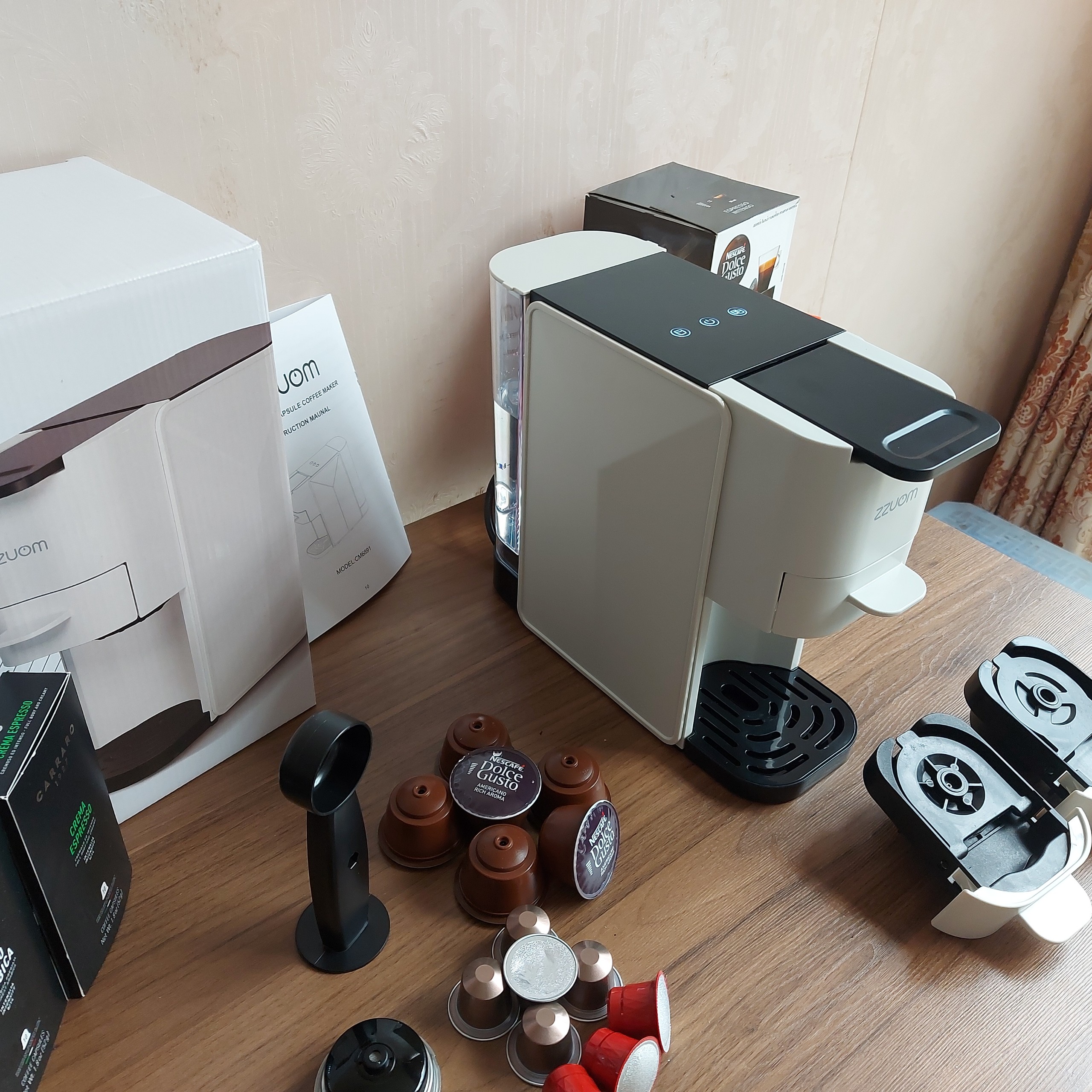 Máy Pha Cafe Viên Nén, Máy Pha Cà Phê Đa Năng ZZUOM CM6891