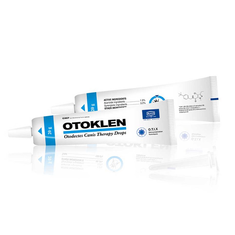 Dung dịch trị rận viêm nấm tai cho chó mèo ALKIN Otoklin Nursing Drops