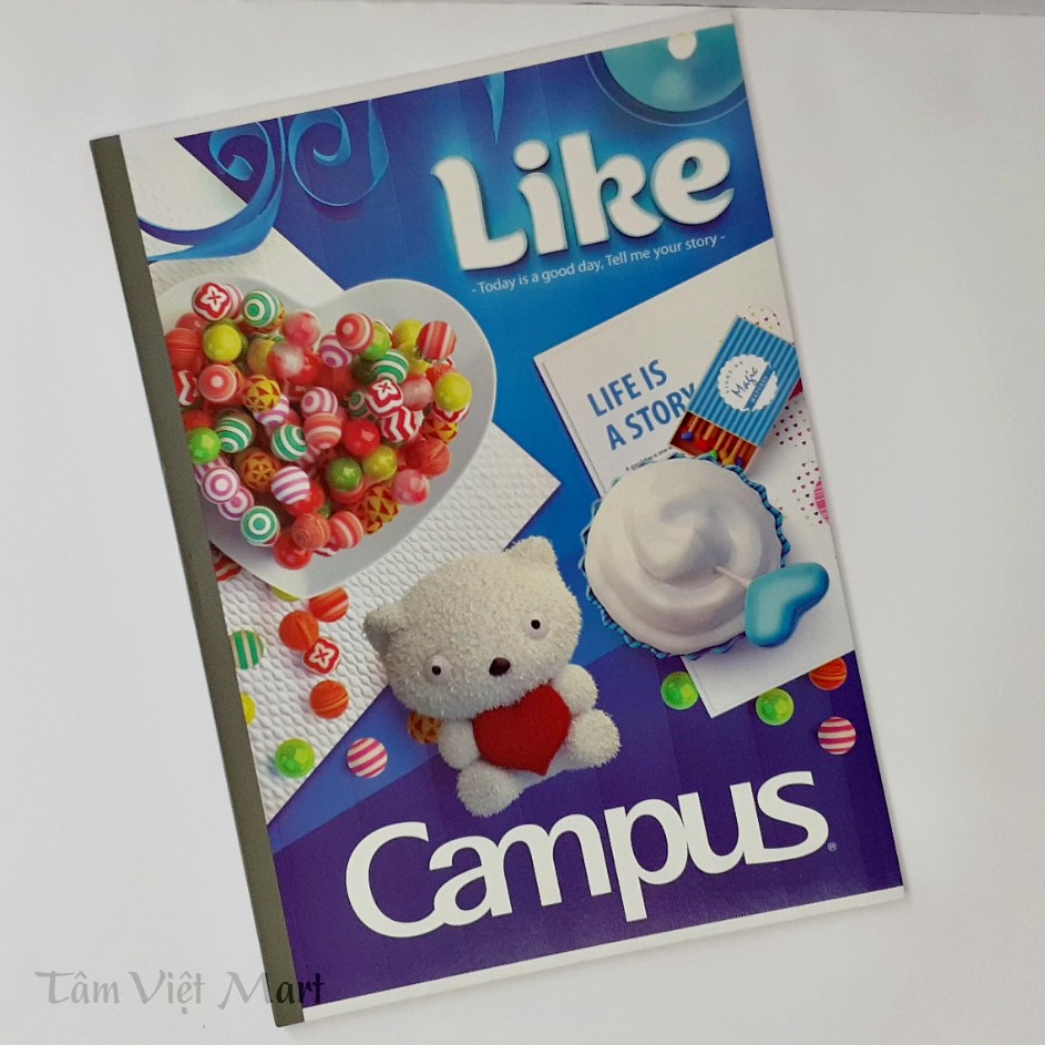 Vở kẻ ngang Campus Gift 80 trang
