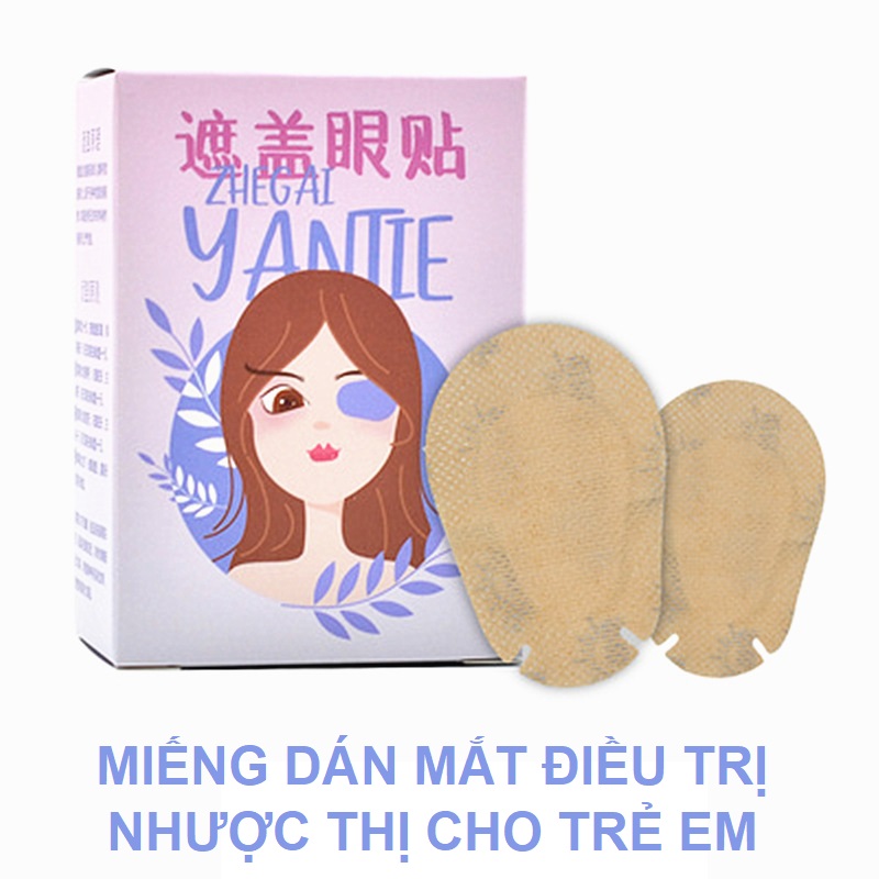 Miếng dán mắt kích thích thị giác, tập nhược thị ( full hộp 20 miếng)