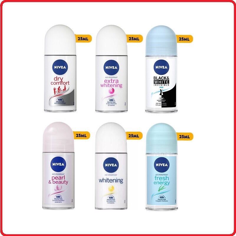 Lăn Khử Mùi Nivea Nội Địa Thái Lan 25ml/ 50ml